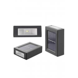 Mey İthalat® Dekoratif Duvar Lambası Solar Güneş Enerjili Bahçe Aydınlatması