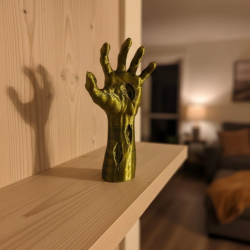 Mey İthalat® Dekoratif El Heykeli 22×7 cm Fantastik Koleksiyonluk Masaüstü Figür