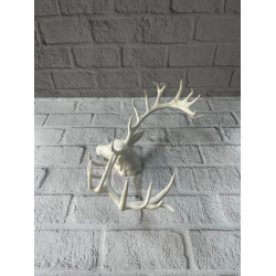 Mey İthalat® Dekoratif Geyik Başı Heykel 25 cm Modern Minimal Tasarım