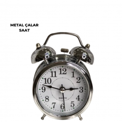 Mey İthalat® Dekoratif Gümüş Saat