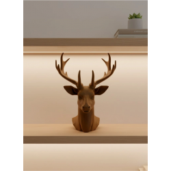 Mey İthalat® Dekoratif Kahverengi Geyik Biblo Salon ve Raf Dekoru