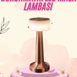 Mey İthalat® Dekoratif Masa Lambası Dokunmatik Renk Değiştirebilen Gece Lambası