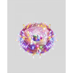 Mey İthalat® Dekoratif Peri Led 5 m 50 Ampullü Şeffaf Kablo Aydınlatma