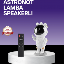 Mey İthalat® Dekoratif ve Fonksiyonel Astronot Projeksiyon Aydınlatma