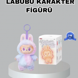 Mey İthalat® Dekoratif Yumuşak Labubu Peluş Figür – Koleksiyonluk ve Çocuklara Uygun Hediye 20 cm