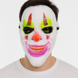 Mey İthalat® Delirten Gülüş Psikopat Palyaço Temalı Joker Maskesi