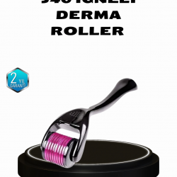 Mey İthalat® Derma Roller Titanyum İğneli Cilt Yenileyici – Akne, Kırışıklık ve Leke Karşıtı