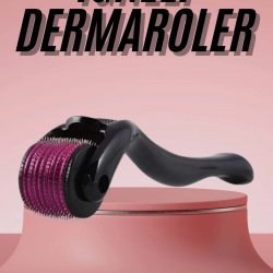 Mey İthalat® Derma Roller Titanyum Uçlu 540 İğneli 1 Mm Saç Sakal Çıkarma Ve Cilt Bakım Masaj Aleti