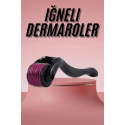 Mey İthalat® Derma Roller Titanyum Uçlu 540 İğneli 1 Mm Saç Sakal Çıkarma Ve Cilt Bakım Masaj Aleti