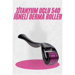 Mey İthalat® Dermaroller Titanyum 540 Iğneli 1 Mm Saç Kaş Sakal Serum Kullanıma Uygun