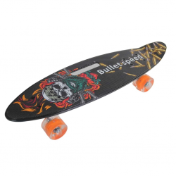 Mey İthalat® Desenli Orta Boy Işıklı Kaykay 60 cm