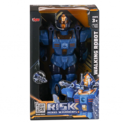 Mey İthalat® DF-6051 Işıklı ve Müzikli Roket Atan Robot- Vardem Oyuncak