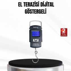 Mey İthalat® Dijital El Terazisi – Hassas Bavul Tartısı, Gülen Yüz Tasarımlı