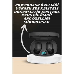 Mey İthalat® Dijital Göstergeli Kulaklık ve 7 Kordonlu Akıllı Saat Android ve İOS Uyumlu Uyku Takibi Sesli Görüşme