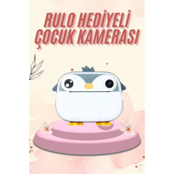 Mey İthalat® Dijital HD Video Kamera Çocuk Fotoğraf Makinesi  Anlık Termal Rulo