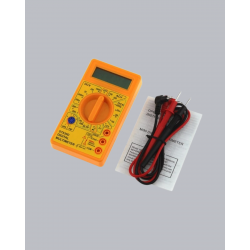 Mey İthalat® Dijital Multimetre Ölçü Aleti AC DC Ölçüm ve LCD Ekranlı