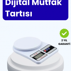 Mey İthalat® Dijital Mutfak Terazisi 10kg Kapasiteli 1g Hassasiyetli