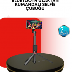 Mey İthalat® Dikey ve Yatay Çekim Destekli Selfie Stick Tripod
