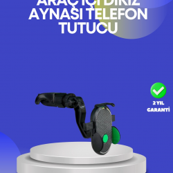 Mey İthalat® Dikiz Aynasına ve Koltuk Başlığına Uyumlu Telefon Tutucu