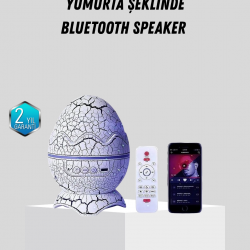 Mey İthalat® Dinozor Yumurta Gece Lambası Projektör – 14 Renk Seçeneği