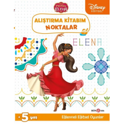 Mey İthalat®  Eğitsel Prenses Elena Alıştırma Kitabım Noktalar