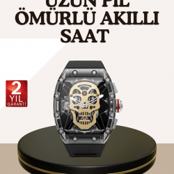 Mey İthalat® Dokunmatik Akıllı Saat Sesli Asistanlı Geniş Özellikli