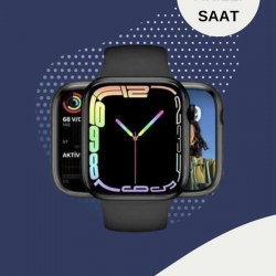 Mey İthalat® Dokunmatik Akıllı Saat Yeni Nesil Kulaklık Kampanyası ANC Özelliği Yüksek Ses Kaliteli