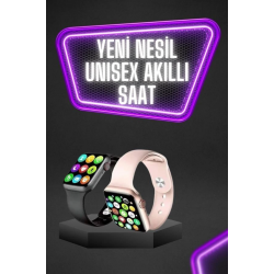 Mey İthalat® Dokunmatik Ekran Akıllı Saat Tema Değiştirme Şık ve Modern Unısex