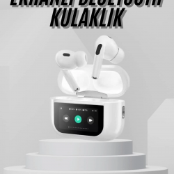 Mey İthalat® Dokunmatik Ekranlı Air Pro 2 ANC Kulaklık Kablosuz Çok Fonksiyonlu