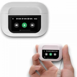 Mey İthalat® Dokunmatik Ekranlı Bluetooth Kulaklık TWS İOS Android Tüm Telefonlara Uyumlu Kulaklık