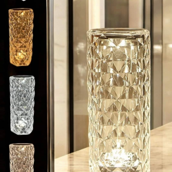 Mey İthalat® Dokunmatik Kristal Gece Lambası Hediyelik
