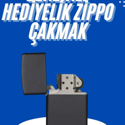 Mey İthalat® Doldurulabilir Siyah Benzinli Çakmak Metalik