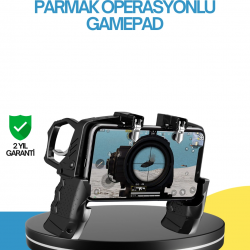 Mey İthalat® Dört Parmak Destekli Mobil Gamepad Tetikli Oyun Kontrolcüsü