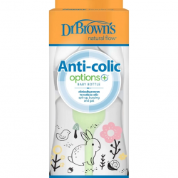 Mey İthalat®   Geniş Ağız PP Antikolik Options Biberon 150 ml Kız