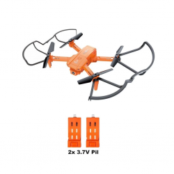 Mey İthalat® DSX-41 Kumandalı 2.4G Şarjlı Kameralı Katlanabilir Drone -Vardem Oyuncak