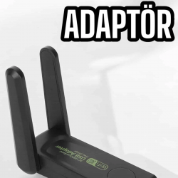 Mey İthalat® Dual Band Wifi Alıcı Adaptör USB 3.0 Destekli