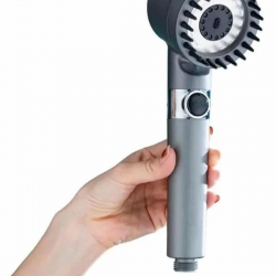 Mey İthalat® Duş Başlığı Yüksek Basınçlı Masaj Taraklı 3 Kademeli