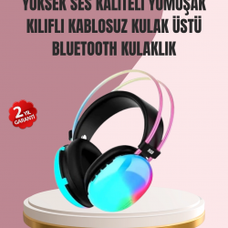 Mey İthalat® Düşük Gecikmeli Bluetooth 5.3 Gaming Kulaklık – RGB Işıklı