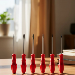 Mey İthalat® Düz ve Yıldız Başlıklı 7li Tornavida Seti Ergonomik Tutma