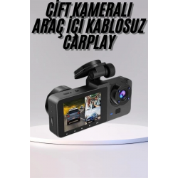 Mey İthalat® DVR Araç İçi Kamera Hareket Algılayabilen 1080P CarPlay Video Kaydedici