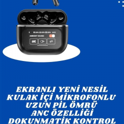 Mey İthalat® Ekranlı Yeni Nesil Pro Kulaklık ve Akıllı Saat Kampanyası Kulak İçi Mikrofonlu
