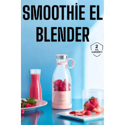 Mey İthalat® El Blender Bardak Blender Şarjlı Taşınabilir Meyve Sıkcağı Smoothie
