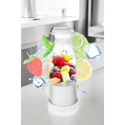 Mey İthalat® El Blender Bardak Blender Şarjlı Taşınabilir Meyve Sıkcağı Smoothie