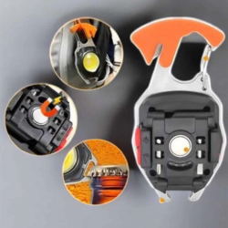 Mey İthalat® El Feneri Acil Işık Seti Tornavida Düdük Kapak Açma Kamp Lambası