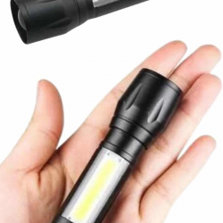 Mey İthalat® EL Feneri Uzun Menzilli Usb Şarj Edilebilir Kamp Lambası