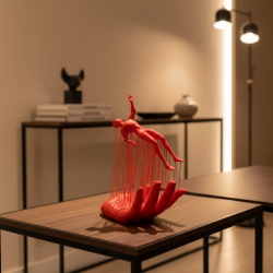 Mey İthalat® EL İNSAN FİGÜRÜ KIRMIZI