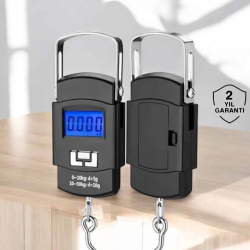 Mey İthalat® El Terazisi Dijital Göstergeli Pilli 50 Kg Ağırlık Ölçer