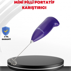 Mey İthalat® El Tipi Pratik Mikser – Kahve, Süt, Bebek Maması ve Yumurta Çırpıcı