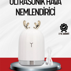 Mey İthalat® El Tipi USB Mini Soğuk Mist Nemlendirici 220 ml Tank