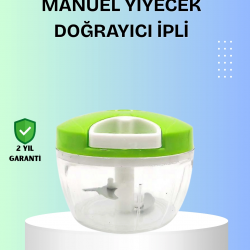 Mey İthalat® El Tipi Yiyecek Kıyıcı Üç Bıçaklı Pratik Doğrayıcı